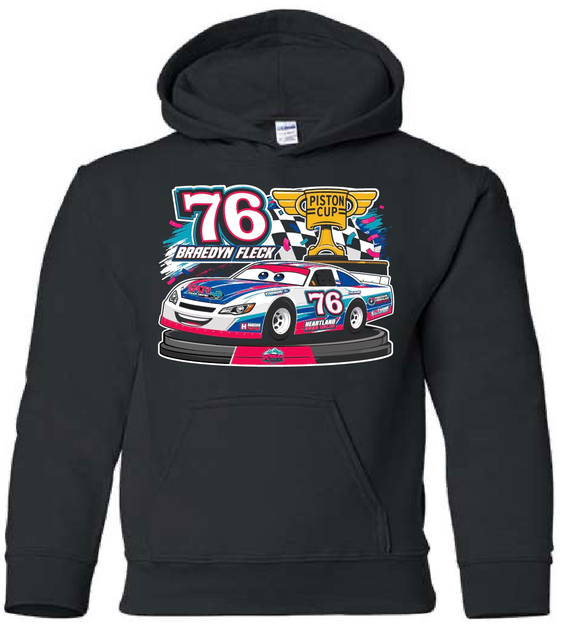 Braedyn Fleck 76 "Car's The Movie" Youth Hoodie