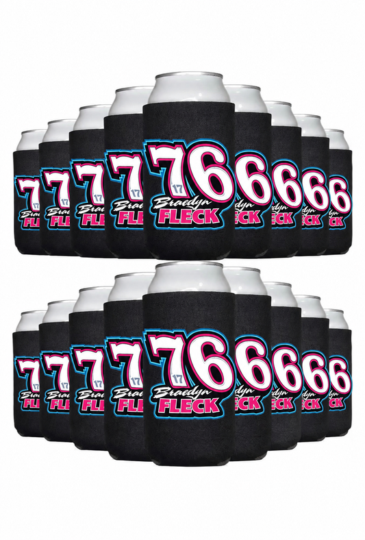 Braedyn Fleck 76 Can Coozie
