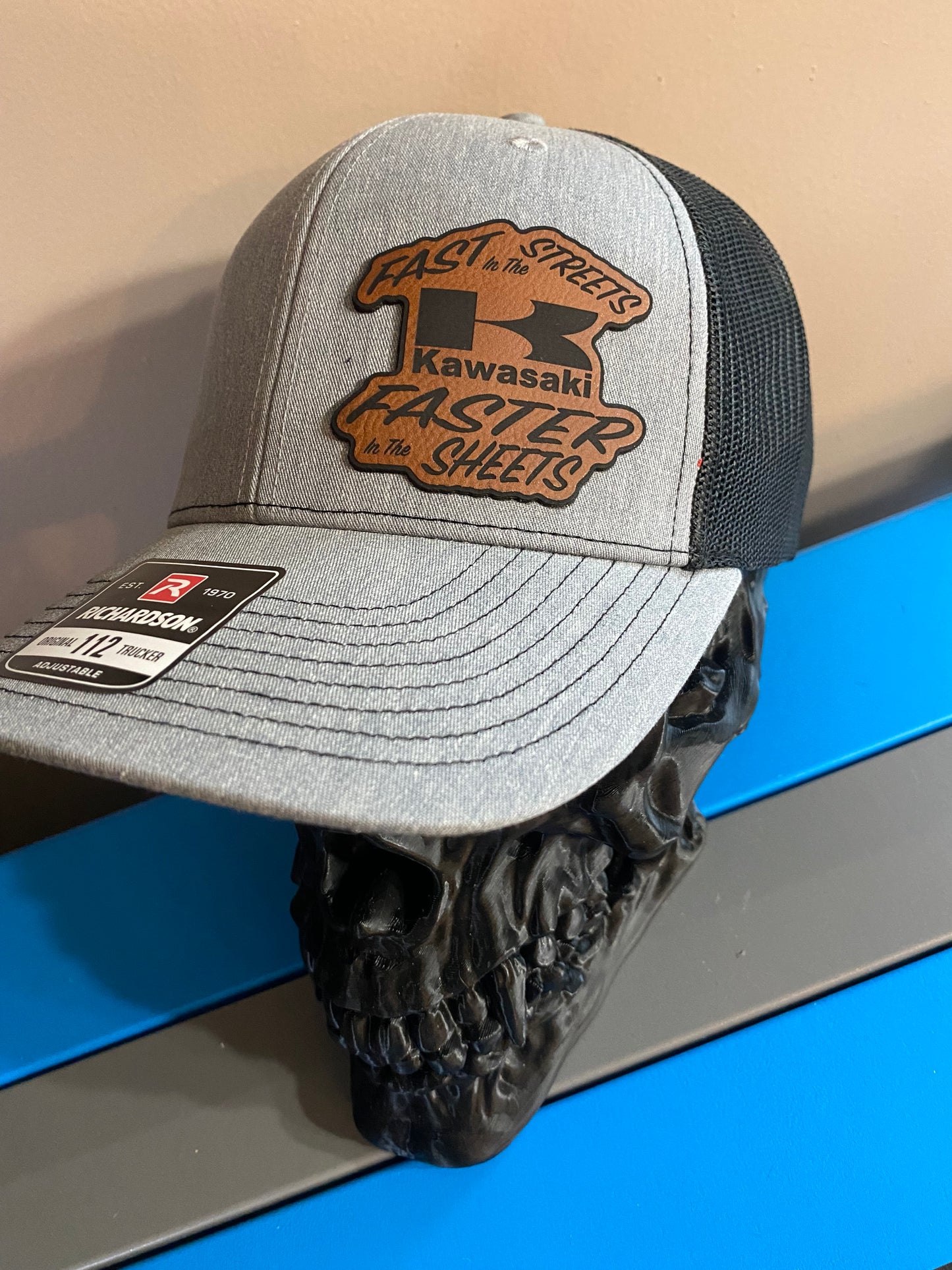 Fast in the Streets, Faster in the Sheets - Leather Patch Hat