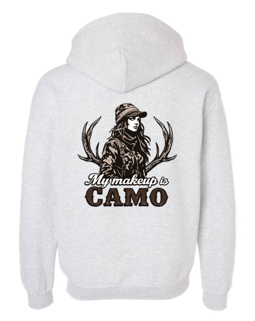 My Makeup Is Camo Hoodie
