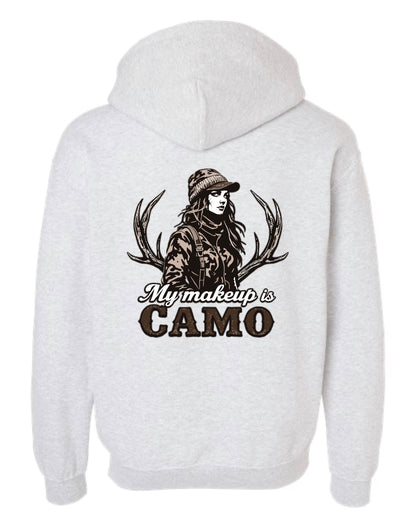 My Makeup Is Camo Hoodie