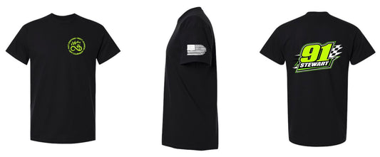 3 of a Kind, Trevor Stewart T-Shirt, Black