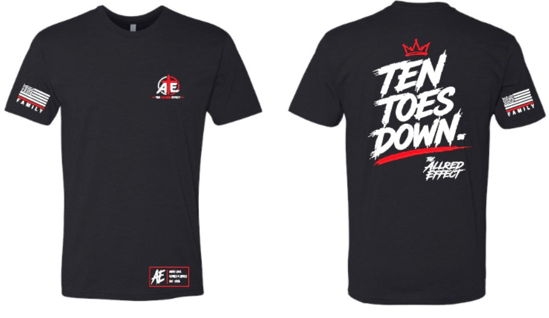 Ten Toes Down - The Allred Effect T-Shirt