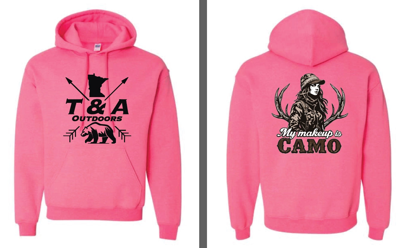 My Makeup Is Camo Hoodie