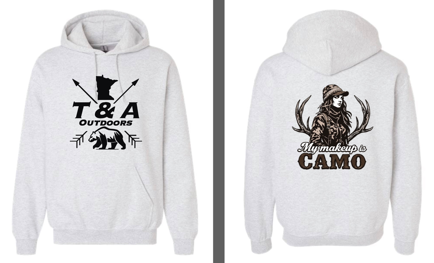 My Makeup Is Camo Hoodie