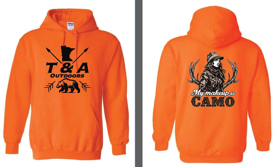 My Makeup Is Camo Hoodie