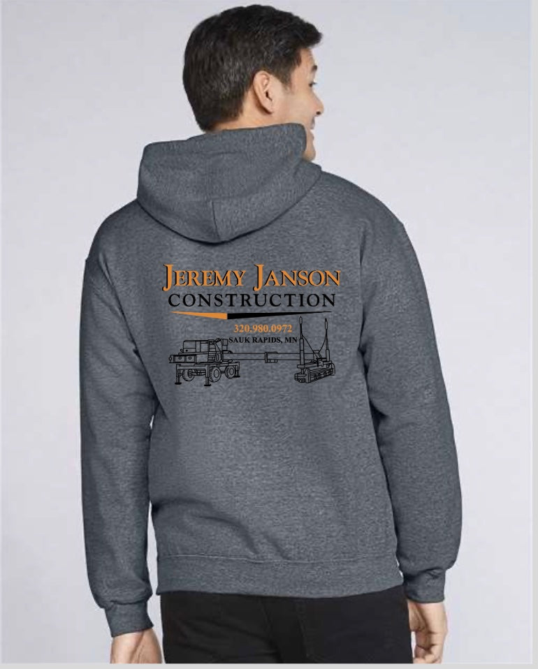 Jeremy Janson Construction Hoodie – Softstyle Midweight Fleece