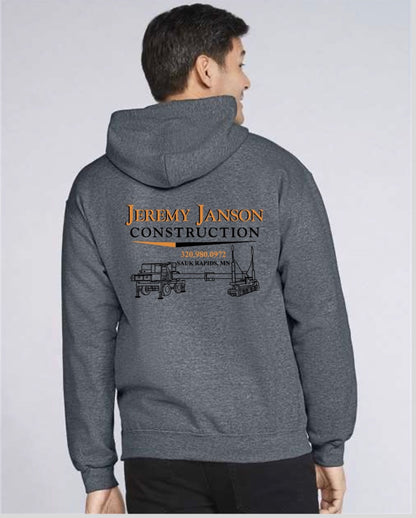 Jeremy Janson Construction Hoodie – Softstyle Midweight Fleece