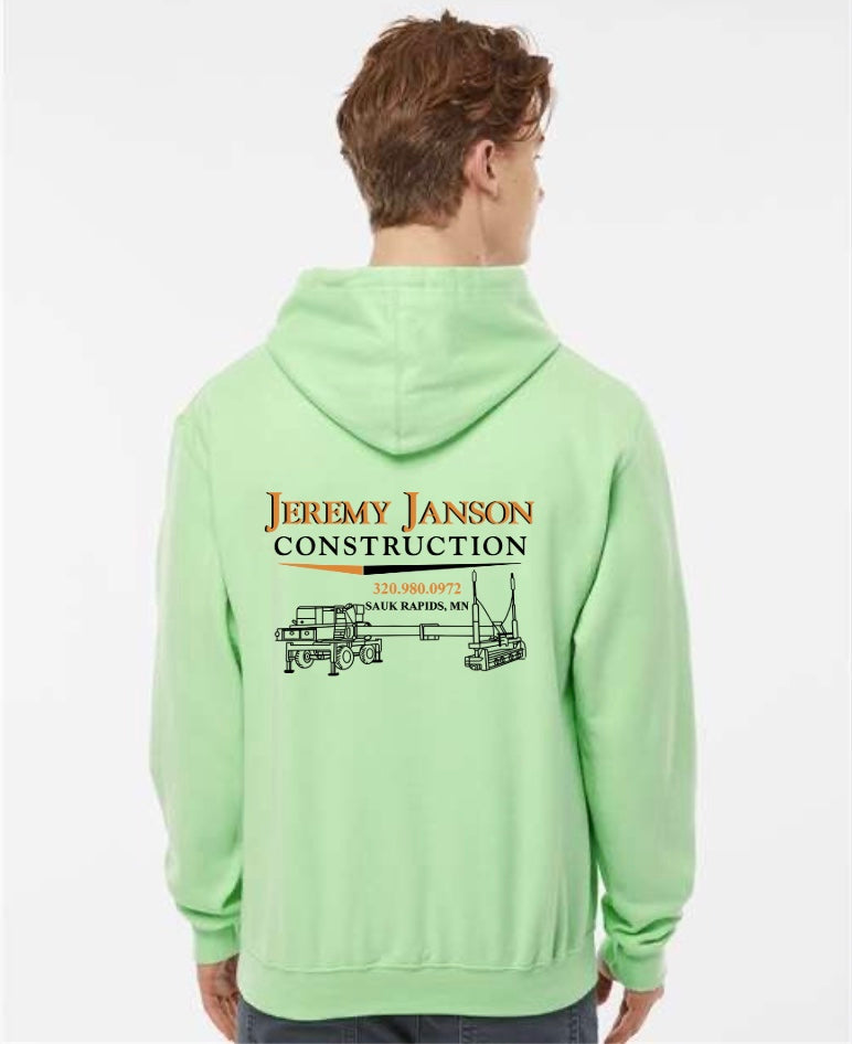 Jeremy Janson Construction Hoodie – Softstyle Midweight Fleece